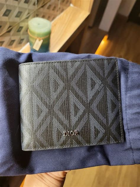 dior mens long wallet|Dior wallet men price.